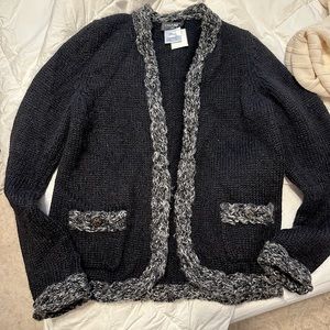 Chanel cardigan from 2011 Fall Collection by Karl Lagerfeld.